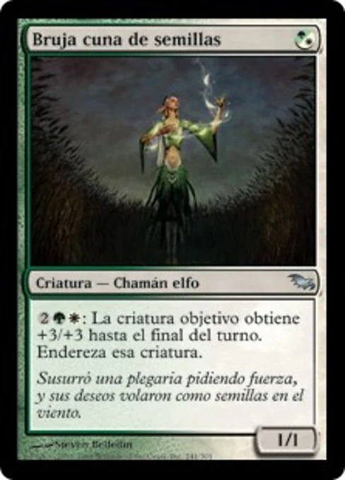 Bruja cuna de semillas