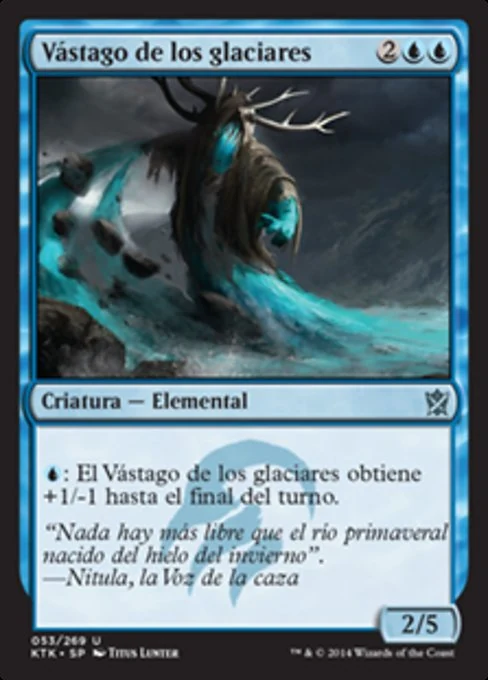 Vástago de los glaciares