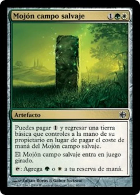 Mojón campo salvaje