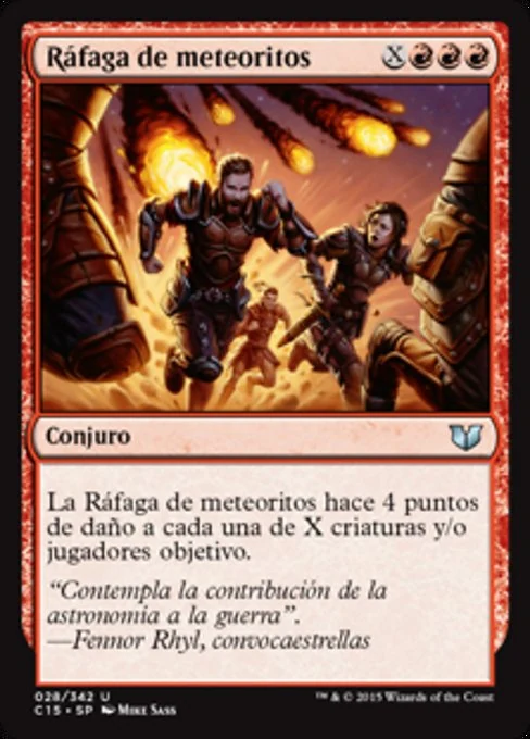 Ráfaga de meteoritos