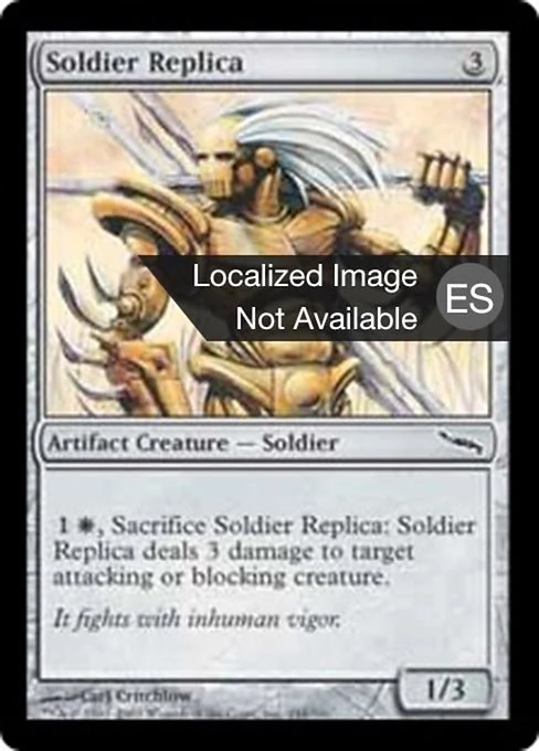 Réplica de soldado