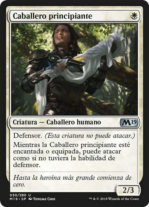 Caballero principiante