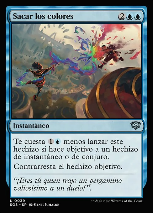 Sacar los colores