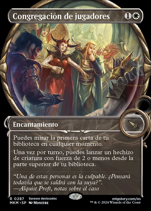 Congregación de jugadores