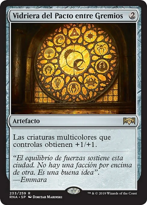 Vidriera del Pacto entre Gremios