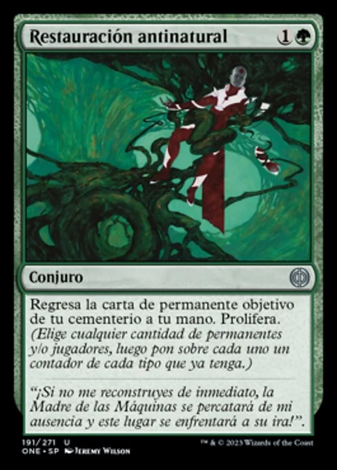 Restauración antinatural