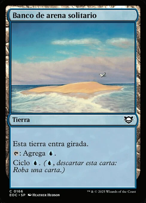 Banco de arena solitario