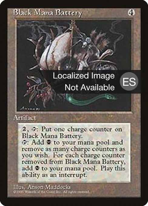 Batería de maná negro