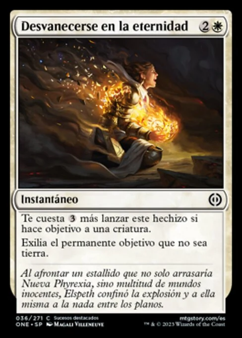 Desvanecerse en la eternidad