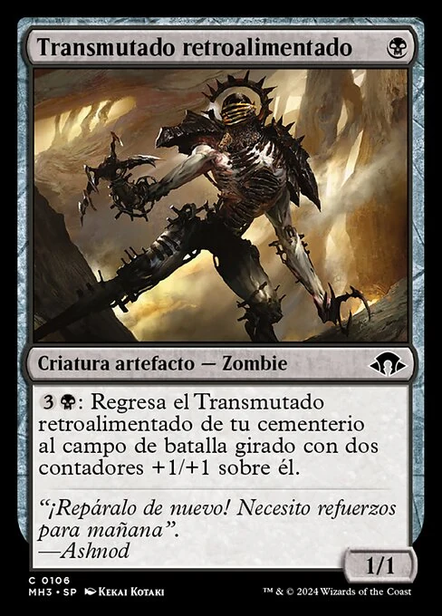 Transmutado retroalimentado