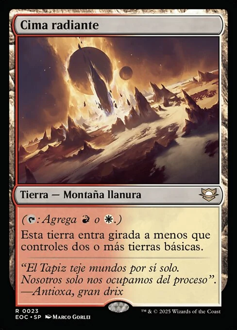 Cima radiante