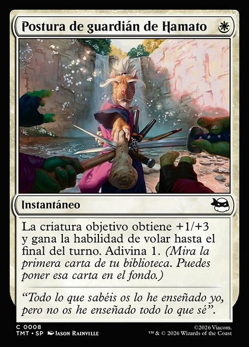 Postura de guardián de Hamato
