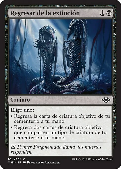 Regresar de la extinción