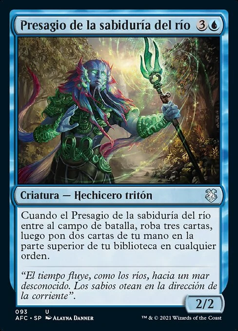 Presagio de la sabiduría del río