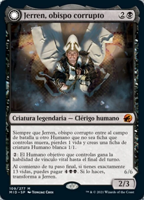 Jerren, Corrupted Bishop // Ormendahl, the Corrupter