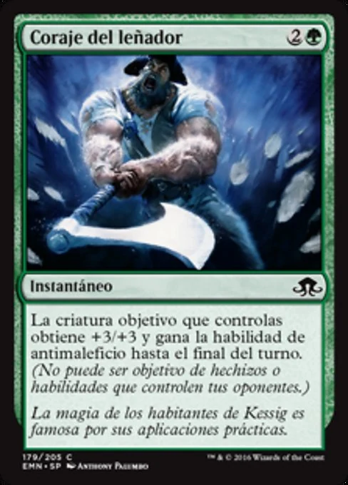 Coraje del leñador