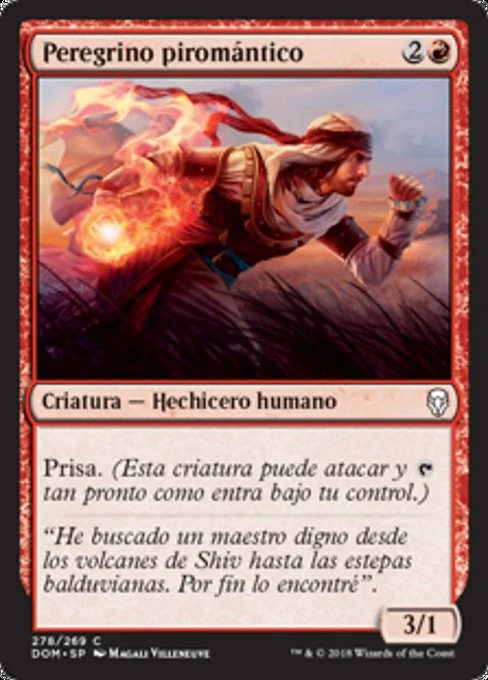 Peregrino piromántico