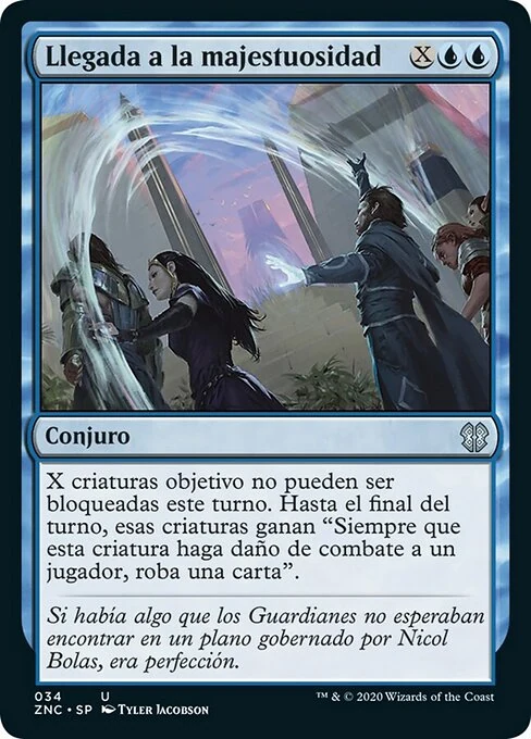 Llegada a la majestuosidad