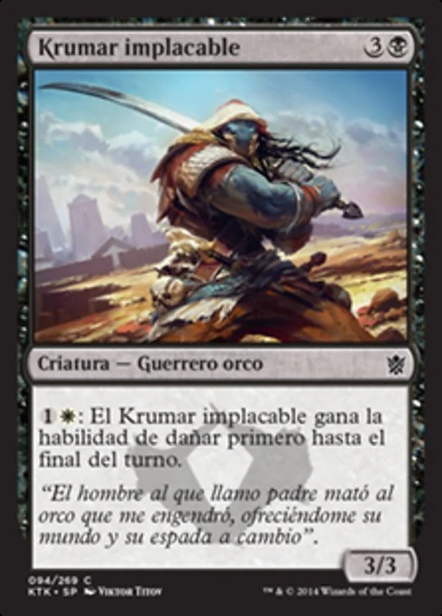 Krumar implacable