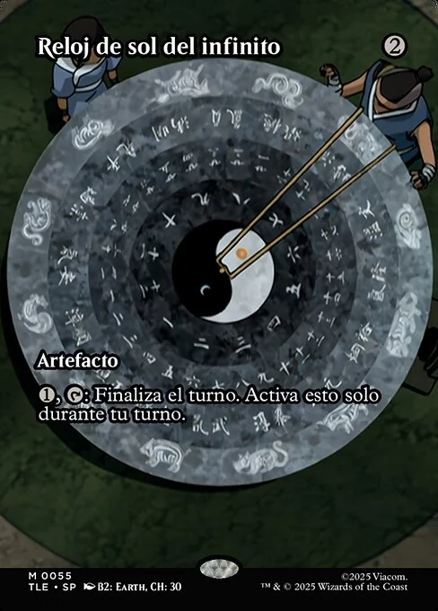 Reloj de sol del infinito