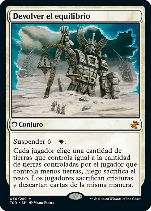 Devolver el equilibrio
