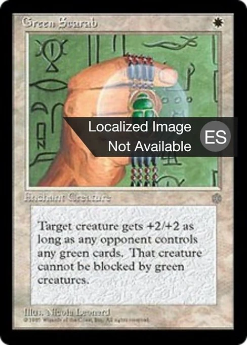 Escarabajo verde
