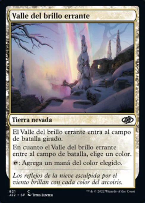 Valle del brillo errante