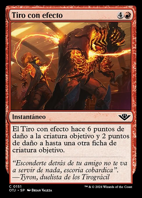 Tiro con efecto