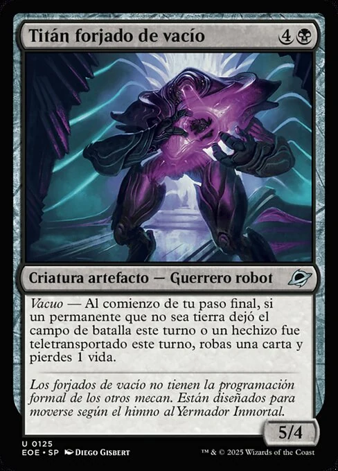 Titán forjado de vacío