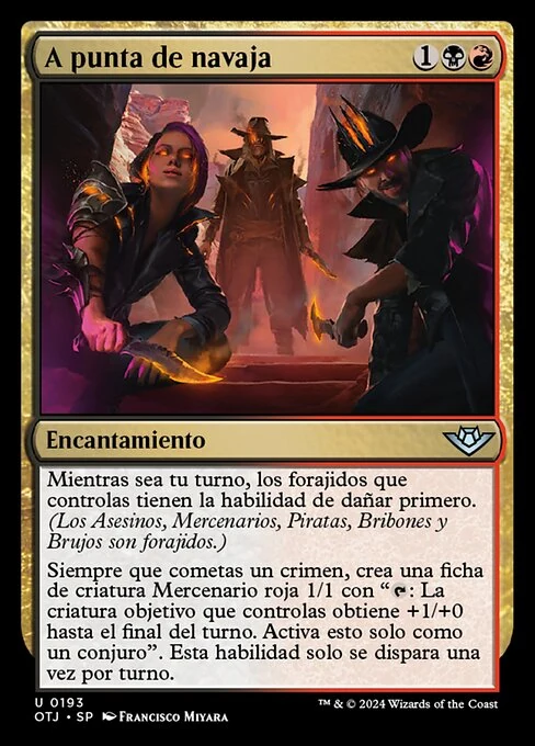 A punta de navaja