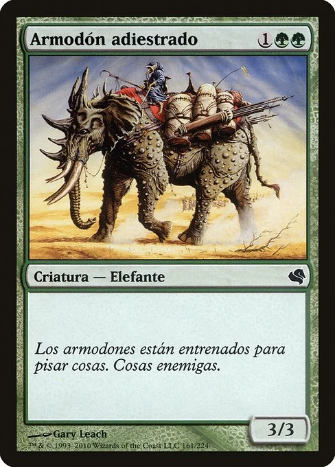 Armodón adiestrado