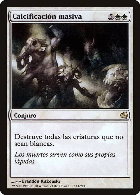 Calcificación masiva