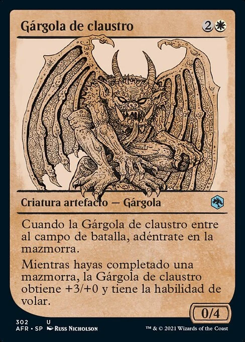 Gárgola de claustro
