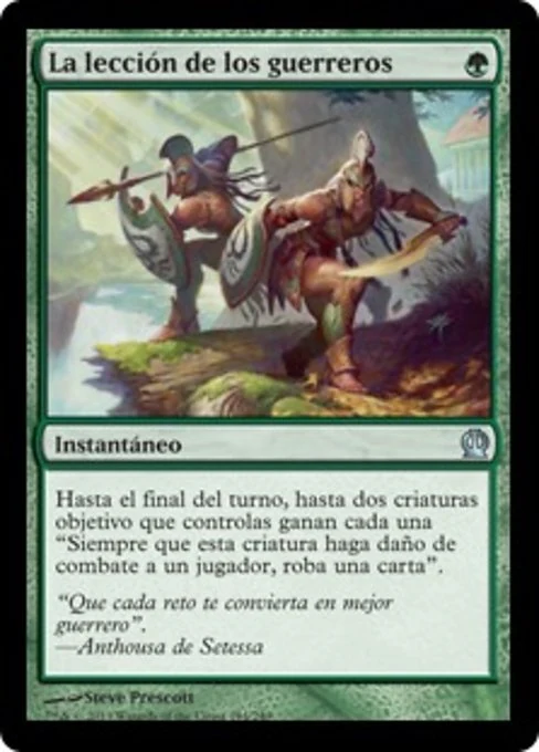 La lección de los guerreros