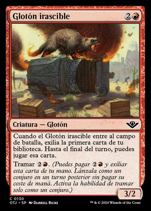 Glotón irascible