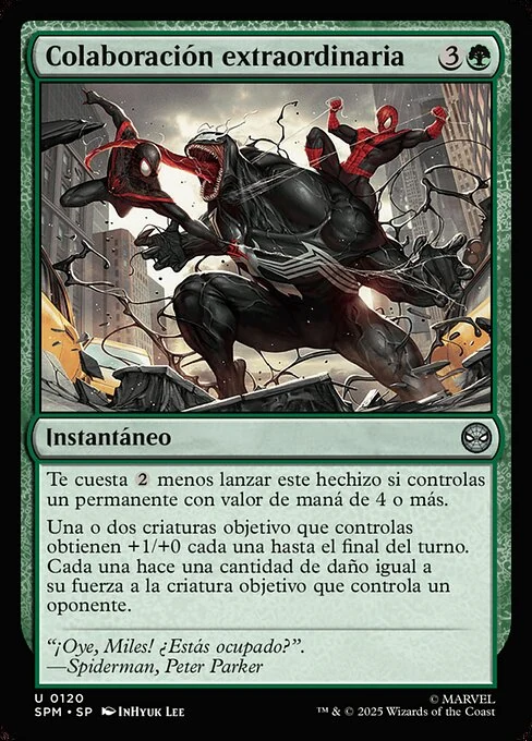 Colaboración extraordinaria