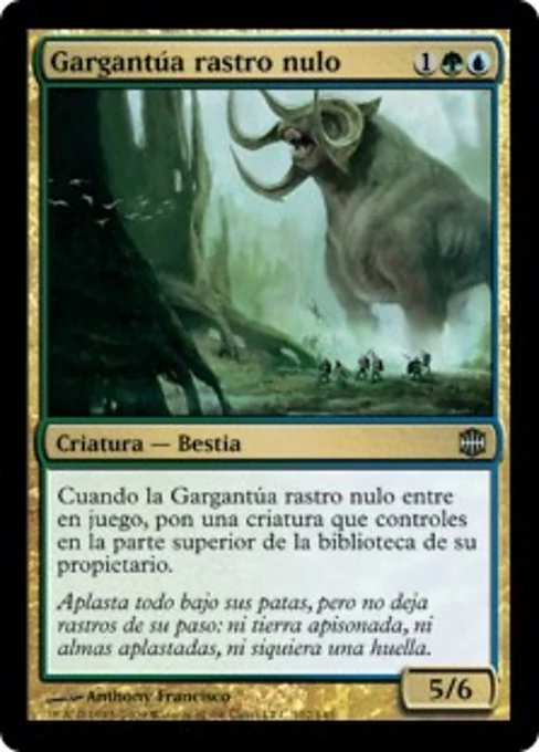 Gargantúa rastro nulo