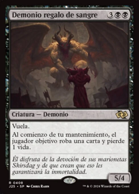 Demonio regalo de sangre