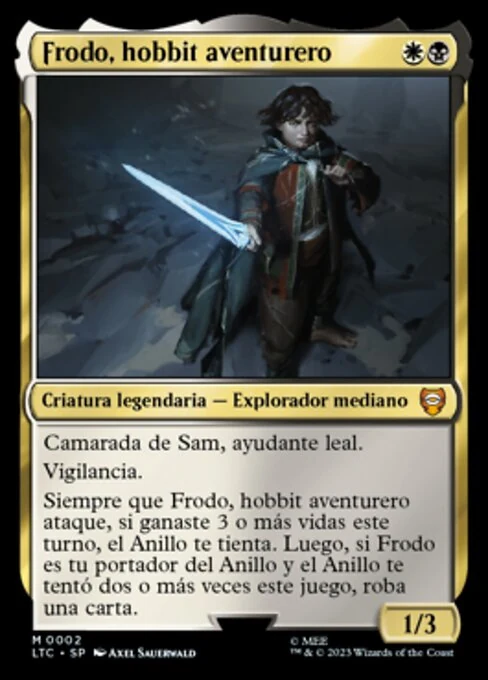 Frodo, hobbit aventurero