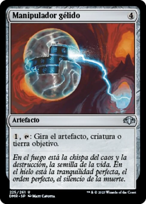 Manipulador gélido