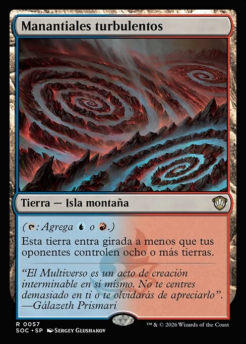 Manantiales turbulentos