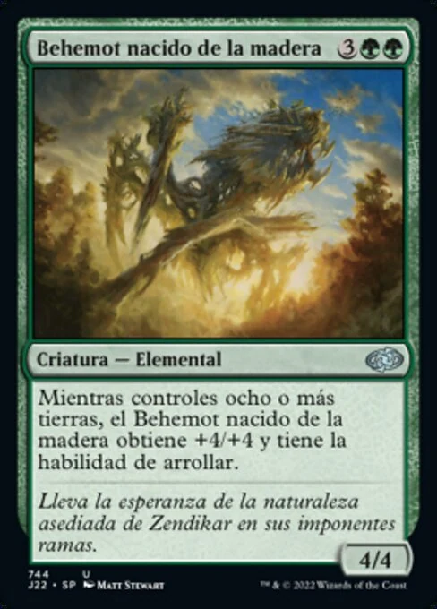 Behemot nacido de la madera