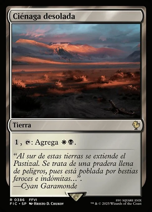 Ciénaga desolada
