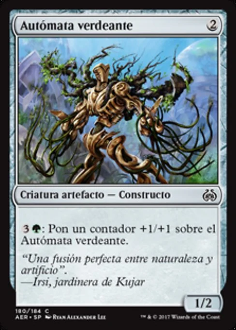 Autómata verdeante