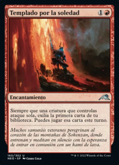 Templado por la soledad