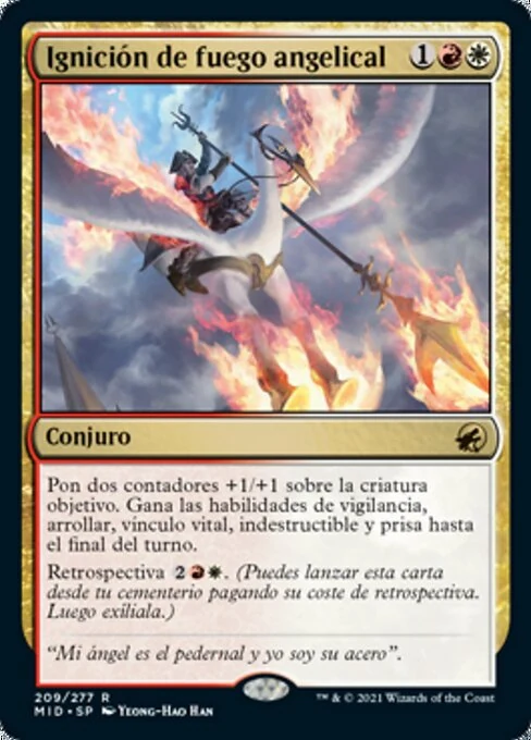 Ignición de fuego angelical