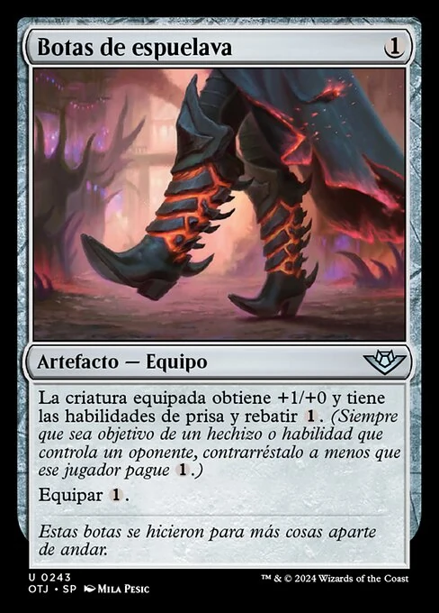 Botas de espuelava
