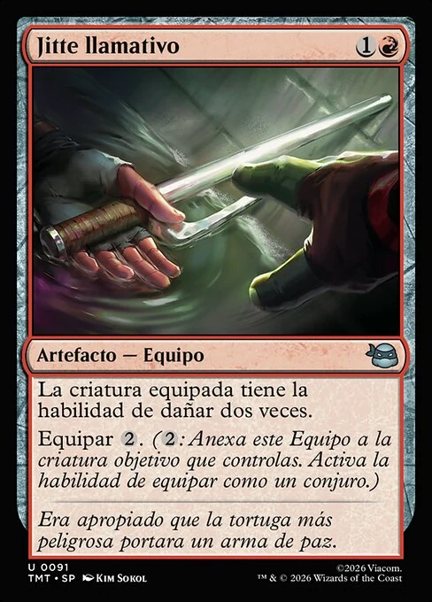 Jitte llamativo