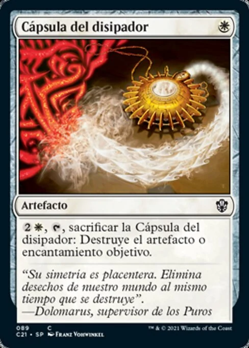 Cápsula del disipador