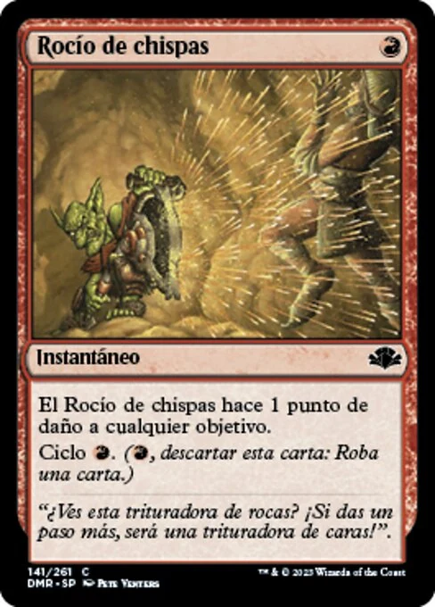 Rocío de chispas